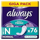 Always Daily Fresh Slipeinlagen Damen Normal (76 Binden), Gigapack, ohne Duft