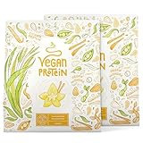 Veganes Proteinpulver | Vanille | 1.2kg Eiweißpulver | Premiumqualität Protein | Made in Germany | Alpha Foods