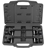 TECPO 300135 Federspanner Satz Universal Tuning Federbein Spannen Tieferlegung Set für Vorderachse und Hinterachse