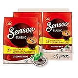 Senseo Pads Classic - Kaffee RA-zertifiziert - 5 Vorratspackungen x 32 Kaffeepads