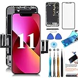 TSIOFO Display für iPhone 11 LCD Ersatz Bildschirm 6,1 Zoll LCD Display 3D Touch Digital Bildschirm Rahmen Glasbildschirm Kit Komplette mit Werkzeug-Kit