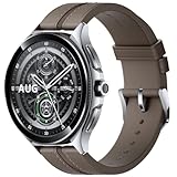 Xiaomi Watch 2 Pro 4G (LTE) Smartwatch (135-205 mm, Leder, Silber/braun), braun, Unique, Klassisch