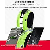 YXYECEIPENO Motorradweste Mit Airbag Leichte Motorrad-Airbag-Weste Abnehmbares Futter Männer Und Frauen Können Reiten Reflektierender Weste Verwenden (Color : Green, Größe : XL)