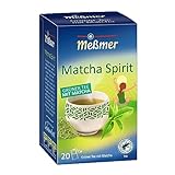 Meßmer MATCHA SPIRIT, Grüner Tee mit Matcha, 20 Teebeutel, Vegan, Glutenfrei, Laktosefrei