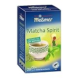 Meßmer MATCHA SPIRIT, Grüner Tee mit Matcha, 20 Teebeutel, Vegan, Glutenfrei, Laktosefrei