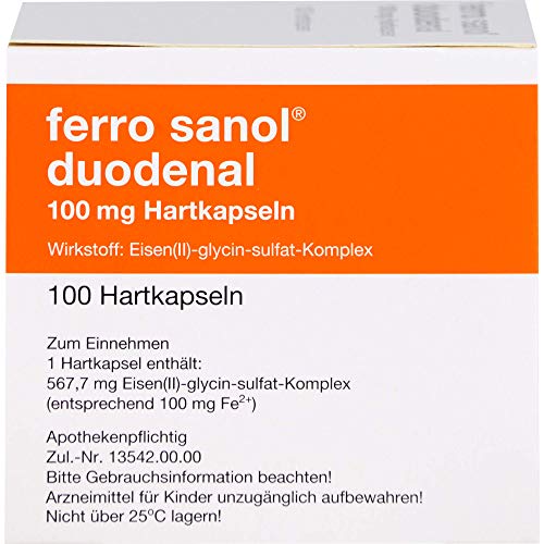 FERRO SANOL duodenal Hartkaps.m.msr.überz.Pell. 100 St