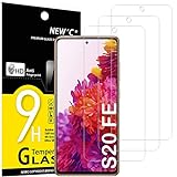 NEW'C 3 Stück, Panzer Schutz Glas für Samsung Galaxy S20 FE 5G, Frei von Kratzern, 9H Härte, HD Displayschutzfolie, 0.33mm Ultra-klar, Ultrabeständig