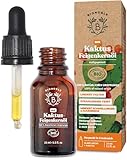 Bionoble Kaktusfeigenkernöl Bio 15ml - 100% Rein, Natürlich, Kaltgepresst - Gesicht, Körper, Haare, Bart, Nägel - Vegan und Cruelty Free - Prickly Pear Seed Oil - Glasflasche + Pipette