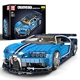 Mould King 10111 Technik Sportwagen Bausteine, 1222 Teile Statische Version Auto Bausatz Modell, Sport Rennwagen Bausteine als Spielzeug/Sammlerstücke/Ausstellungsgegenstände