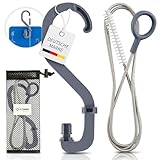 SASMO® Trinkblase Reinigungsset | Lange Reinigungsbürste, Halterung & Beutel zur Trinkblasen Reinigung | Trinkblase reinigen