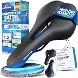NEXTCOVER® Fahrradsattel - Das Original - mit Memory-Foam 2.0 I maximaler Fahrkomfort I ergonomischer Fahrrad Sattel für Damen & Herren I Fahrradsattel Herren bequem, Sattel Damen bequem weich