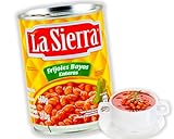 La Sierra Ganze Helle Bohnen Dose 560g - ganze Bohnen fertig zum servieren, mexikanische baked beans - frijoles bayos enteros