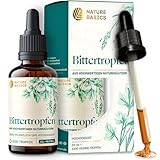 Bittertropfen - 1000 Tropfen / 20 Tropfen pro Tagesdosis/hochwertige Naturkräuter ohne Alkohol/nach Hildegard von Bingen/Vegan, Zertifiziert & Nachhaltig im Glas