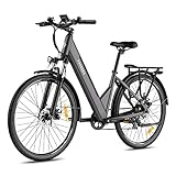 Fafrees F28 PRO E-Bike Damen Mountainbike 27,5 Zoll 14,5Ah Akku 110km, 250W Elektro Fahrrad Erwachsene E Bike Herren 25km/h, Ebike 6km/h Gehilfe IP54, 3,5 Zoll LCD Display mit App (Blau)
