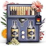 AMARI ® DIY Gin Set - zum Selber machen, Geschenkset inkl. Botanicals - Perfekt für zu Hause oder als Geschenk, Gin Tasting Geschenkbox - Geschenkideen do it yourself, Ginbaukasten