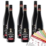 Dr. Zenzen Dornfelder, alkoholfrei, sortenreines Weinpaket + 6 VINOX Winecards (6x0,75l)
