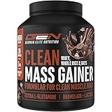 Clean Weight Gainer - 3 kg - Mit komplexen Kohlyendrate & Protein - Ideal für die Massephase - Pulver zum Masseaufbau und Zunehmen - Chocolate Geschmack