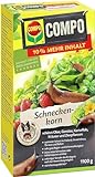 COMPO Schneckenkorn - regenfest - Streugranulat gegen Nacktschnecken - für den ökologischen Landbau geeignet - 1,1 kg