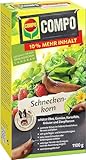 COMPO Schneckenkorn - 1,1 kg - regenfestes Streugranulat gegen Nacktschnecken, für den ökologischen Landbau geeignet