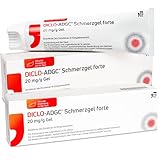 DICLO-ADGC® Schmerzgel forte 2x 150g Doppelpack - effektive Schmerzlinderung - Behandlung von leichten bis mäßig starken Schmerzen bei akuten Zerrungen, Verstauchungen oder Prellungen