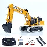 wheelfun 1/50 RC Bagger PC520 Elektrische Hub-Fernsteuerung Bagger Baumaschine Metallketten Licht Sound Kleine Spielzeug-Sammlung