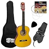 Mad About CLG1-14-PACK klassik gitarre Spanische Konzertgitarre - 1/4 Größe, Ideal für Kinder im Alter von 4-5 Jahren