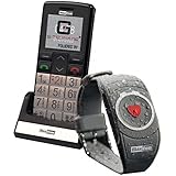 G-TELWARE Seniorenhandy mit SOS Armband MAXCOM MM715 Original Armbandsender