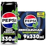 Pepsi Zero Lima Cola Drink, 330 ml, 9 Stück