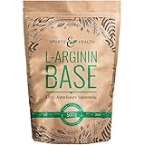L Arginin Base Pulver - 500g Veganes Arginin Pulver 5g pro Tagesdosis - L-Arginin Ist Die Reinste Quelle Mit Höchster Bioverfügbarkeit Und Optimalen PH Wert