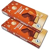 2 er Pack Santa Claus in Town Baumkuchenspitzen Vollmilch mit Orangenlikör 2x 150 g