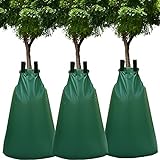 Horsande 3 Stück Baumbewässerungsbeutel, 20 Gallonen Baumbewässerungssack für Bäume, Baumbeutel aus haltbarem PVC-Material, Ideale Bewässerung im Garten, 3 PCS