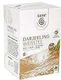 Gepa Bio Darjeeling Weißtee - 100 Teebeutel - 5 Pack ( 20 x 2g pro Pack)