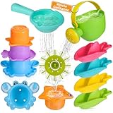 Badespielzeug Baby ab 1 2 3 4 Jahre, Wasserspielzeug Kinder Badewannenspielzeug Schwimmbad Pool Spielzeug ( Schimmelfreies 10 Stück )