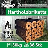 ecobo Pinikay-Holzbriketts aus nachhaltigem, FSC-zertifiziertem und ökologischem Anbau (Menge, 30)