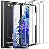 UniqueMe Schutzfolie für Samsung Galaxy S20 FE Panzer Schutz Glas, 3 Stück für Samsung Galaxy S20 FE Schutzglas, 9H Härte, HD-Klar, Anti-Kratzer