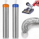 2 Stücke Lötzinn 1mm,Lötzinn Bleifrei mit Kolophonium kern,Solder Wire,Lötdraht für die Reparatur und den Heimwerker von Elektronischen Elektrischen Lötkomponenten,(Netto 20 g)