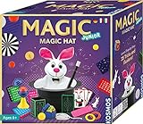 Kosmos 680367 Magic Junior Zauberhut, Lerne einfach 35 Zaubertricks und Illusionen, Zauberkasten mit Zauberstab, viele weitere Utensilien, für Kinder ab 6 Jahre, mehrsprachige Anleitung