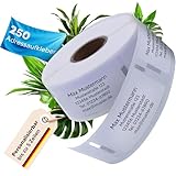 Netznische Adressetiketten 25x54mm – ab 50 Stück – Thermodirektdruck, selbstklebend, weiß – Versandetiketten für Pakete, Briefe, Ordner – kein handschriftliches Beschriften mehr