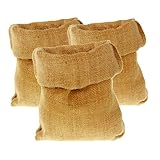 GARDENIX® Jutesack Universal 3 Stück (50 cm x 55 cm | 180g/m²), Naturfaser, 100% Jute, strapazierfähig