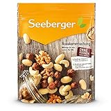 Seeberger Nusskernmischung: Pure Nuss-Mischung aus knackigen Haselnusskernen, Mandeln, Walnüssen & Cashewkernen - intensives Nuss-Aroma, glutenfrei (1 x 400 g)