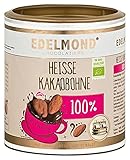 Edelmond 100% Kakaobohne für BIO heiße Trink Schokolade ohne Zucker, kein Pulver. Gewalzter Frischkakao 250 GR