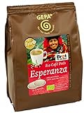 Gepa Bio Kaffee Pads Esperanza, 1 Karton mit 6 Pack ( 6 x 126g ) 108 Pads. Grundpreis pro 100g: 3,29€