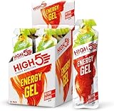 HIGH5 Energy Gel, Energie-Gel im schnell zu öffnenden Portionsbeutel, mit natürlichem Fruchtsaft | Zitrus | Multipack 20 x 40g