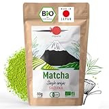 ORIGEENS Japanischer Bio Matcha Tee - Single Origin Shizuoka - Bio Matcha Pulver - 80g-Beutel - Matcha Tea