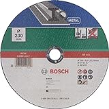 Bosch DIY Trennscheibe Metall (für Winkelschleifer, Ø 230 mm, gerade, A 30 S BF)