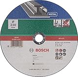 Bosch Accessories DIY Trennscheibe Metall (für Winkelschleifer, Ø 230 mm, gerade, A 30 S BF)