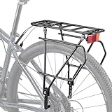 CXWXC Fahrrad Gepäckträger Hinten mit Reflektor MTB Gepäckträger maximaler Belastung 27kg Fahrradgepäckträger für 26-29 Zoll