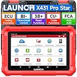 Launch X431 Pro Star 8'' Bidirektional OBD2 Diagnosegerät mit 38+ Resets & ECU Codierung, Alles System diagnosegerät Auto All-in-One Auslesegerät Auto mit CANFD, DOIP, FCA Autoauth, 2 Jahre Update