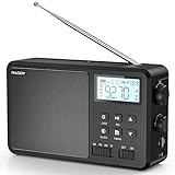 Raddy RF206 Tragbares Kurzwellenradio, Digitalradio, AM/FM-Empfänger, 8W-Lautsprecher, LCD-Display, Unterstützung für BT/TF-Karte/USB-Wiedergabe, AC/AA-Batteriebetriebenes Radio für Zuhause