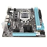 Desktop-Motherboard H61 6 USB 2.0 DDR3 M.2 NVMe NGFF 100 Mbit/s LAN Micro ATX Motherboard LGA1155 Sockel I3 I5 I7 High Speed ​​DDR3 Non ECC Speicherunterstützung für Computersystem